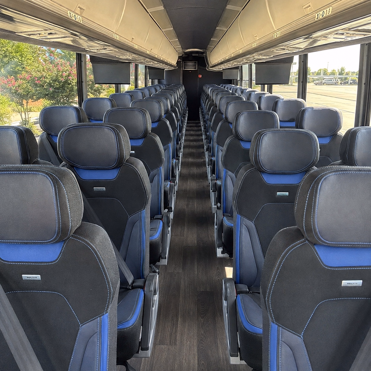 gresham charter bus rental interior